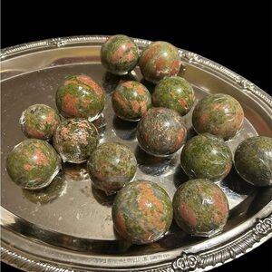 Unakite Stone Spheres